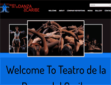 Tablet Screenshot of danzadelcaribe.com
